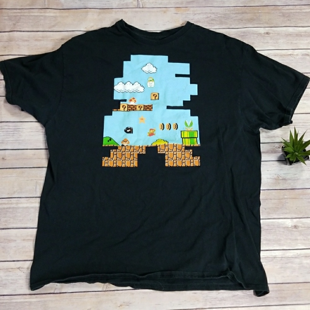 Old school 8-bit Mario cut out